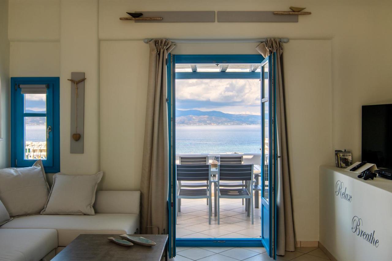 Splash With Amazing Sea Views In Piso Livadi Exteriör bild